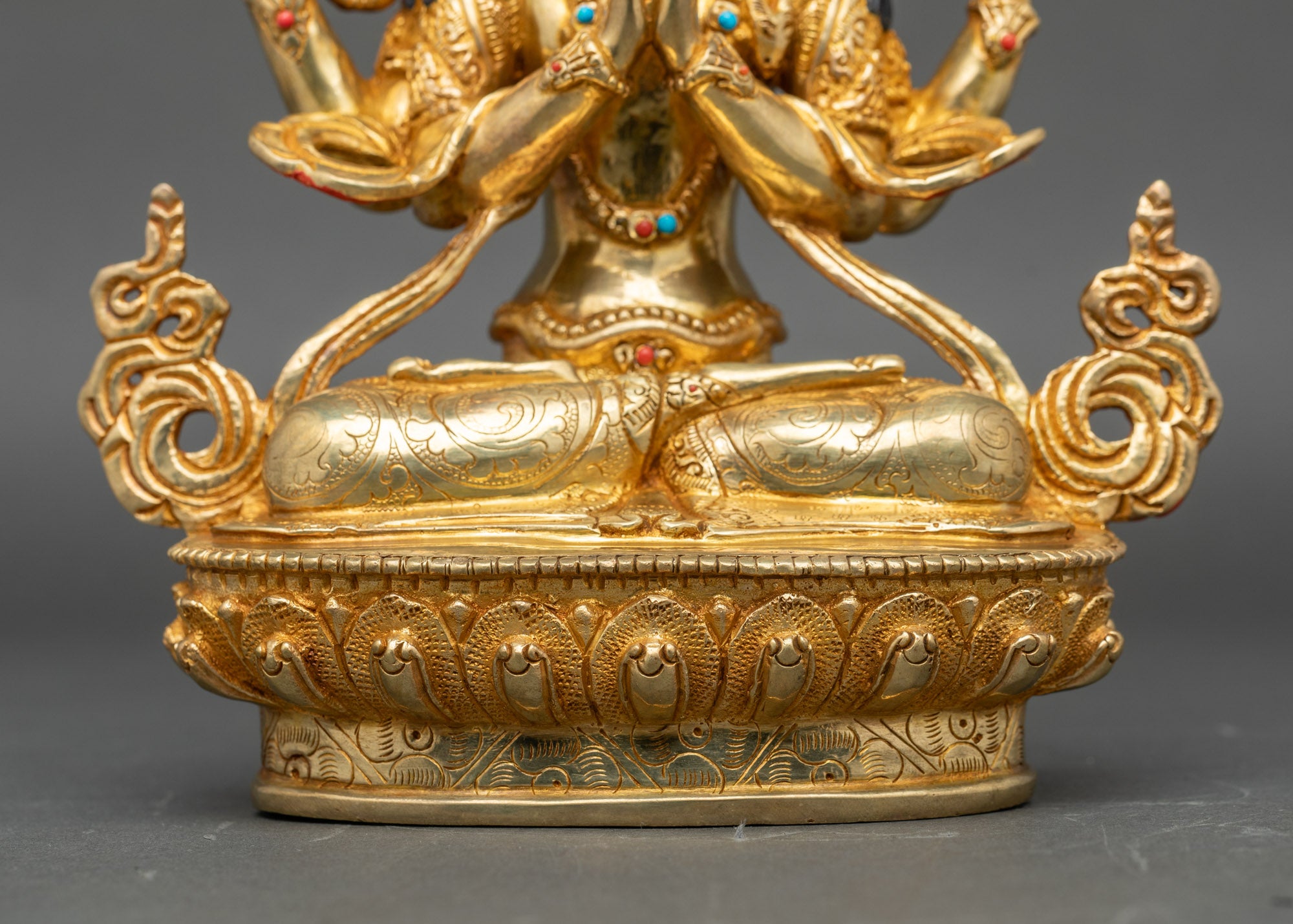 Four-Armed Chenrezig Statue | The Bodhisattva of Infinite Compassion