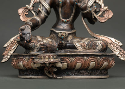 Green Tara Statue
