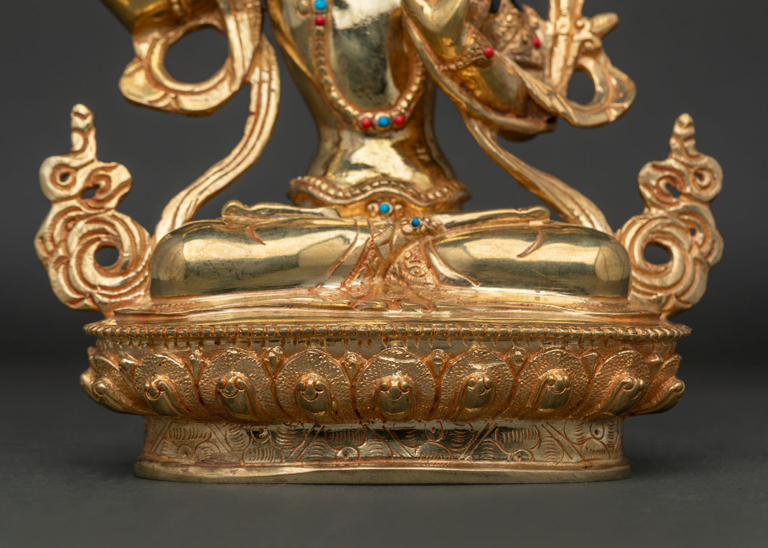Manjushri Statue | Artisan-crafted Sacred Buddhist Sculpture