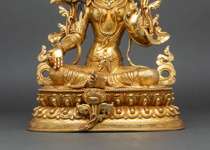 Beautiful Sgrol ljang Statue | Sacred Buddhist Sculptures