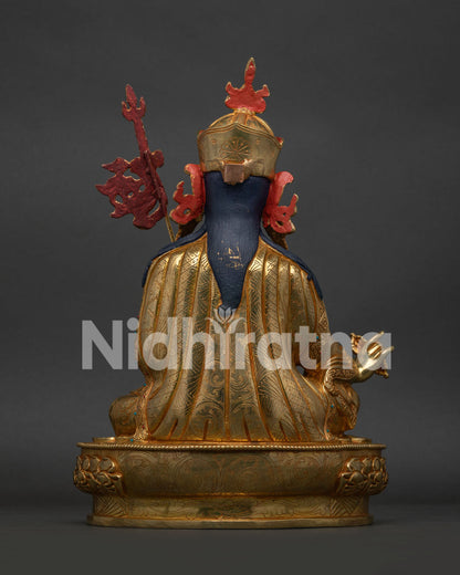 Buddhist Guru Rinpoche Statue - Handcrafted in Nepal