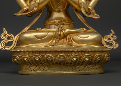 Authentic Chenrezig Statue – Perfect Gift for Buddhists Devotees