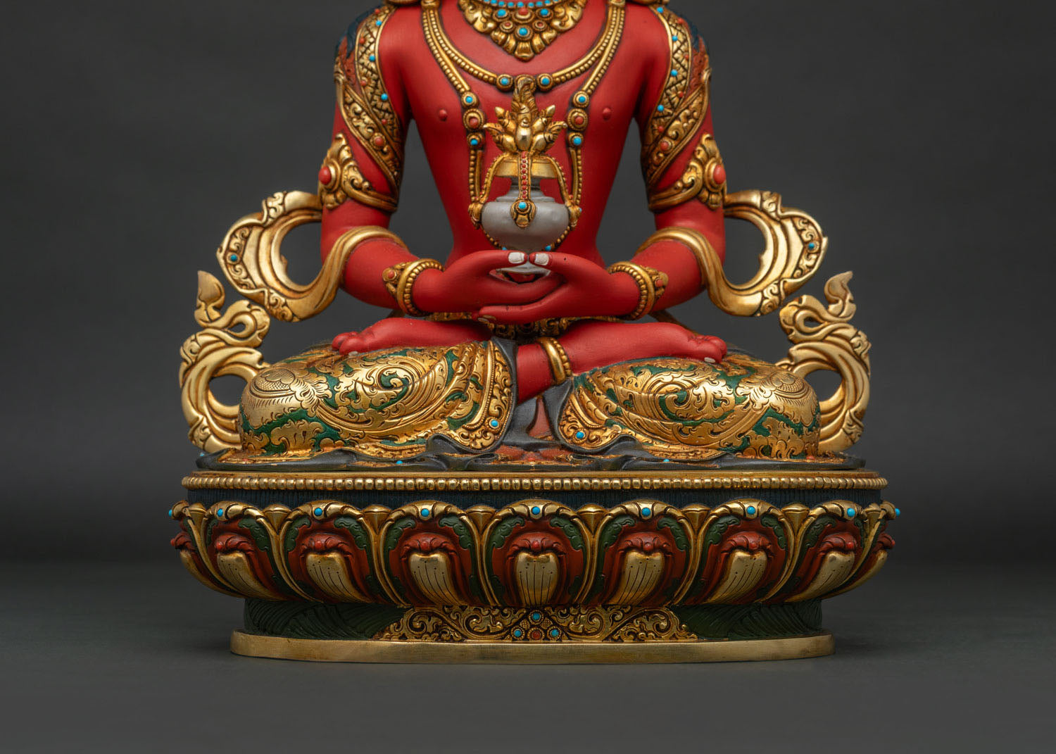 Amitayus Buddha Statue | Tibetan Buddhist Artwork from Nepal