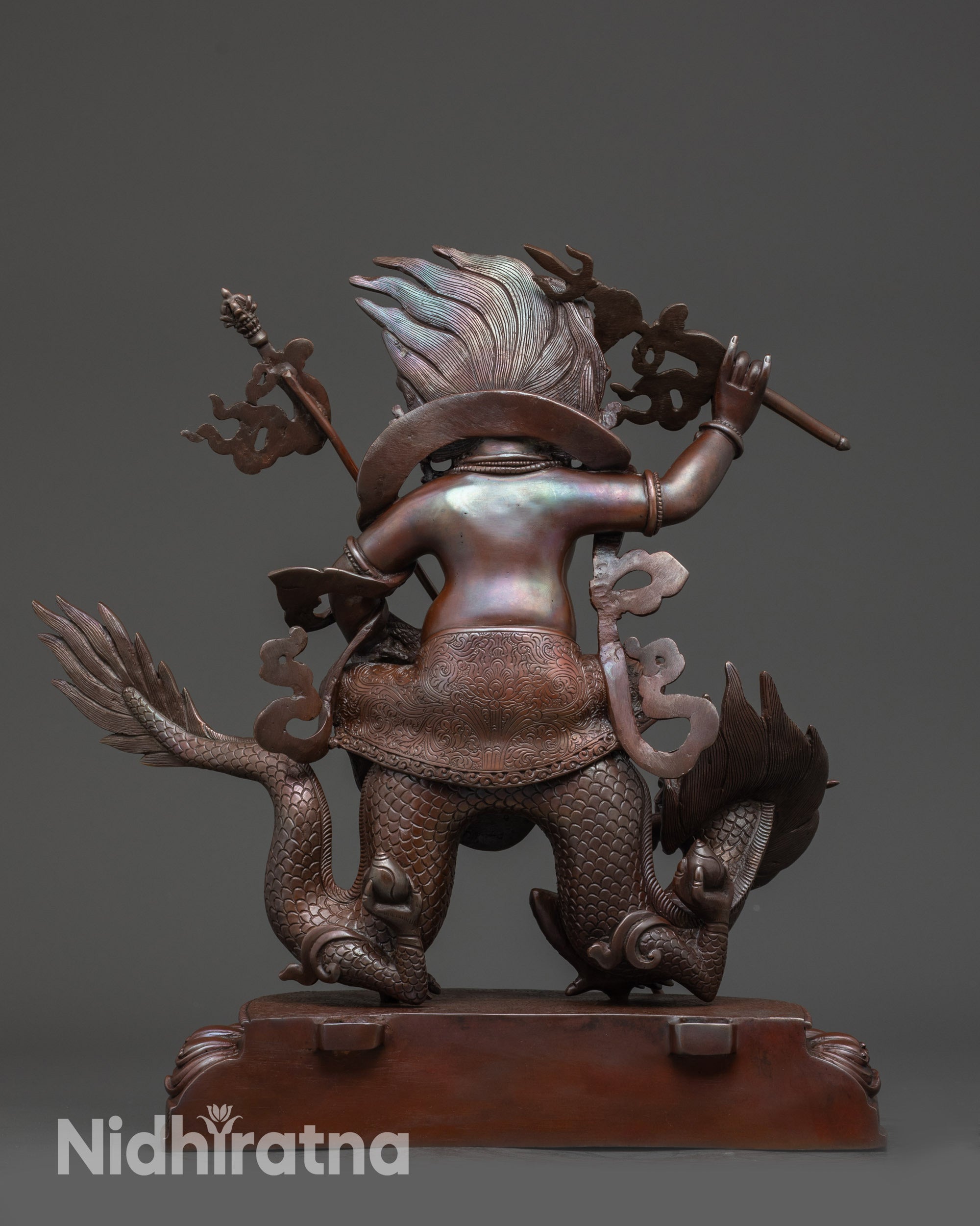 White Dzambhala Statue