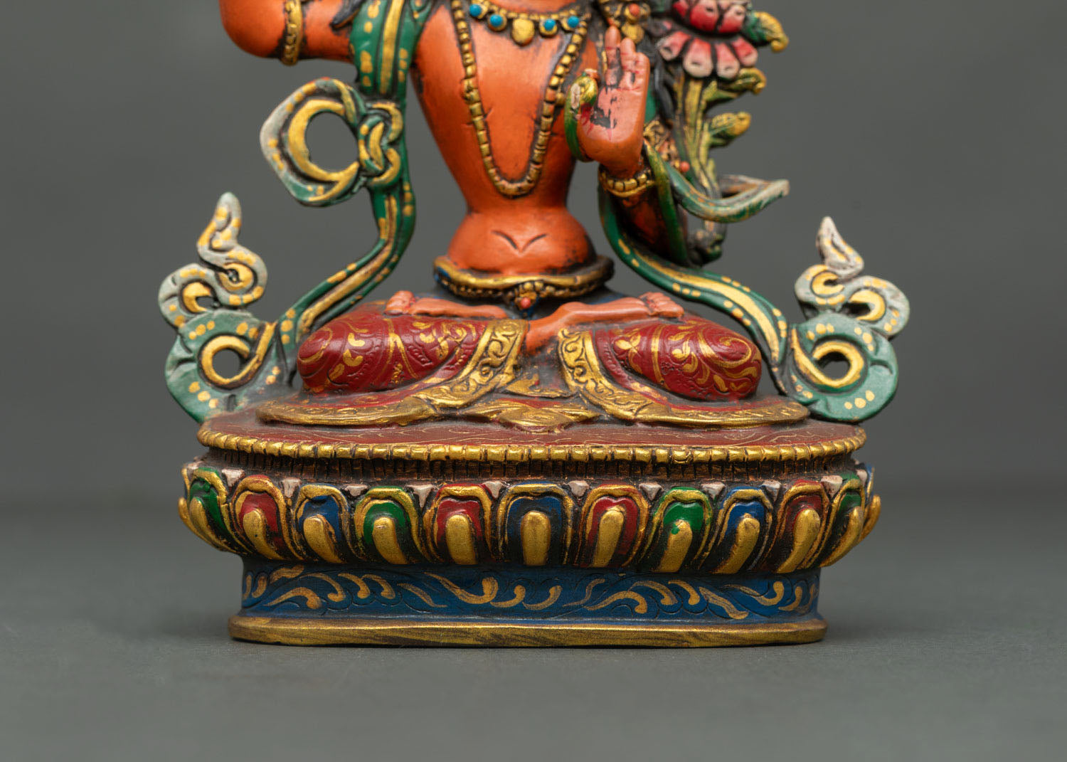 Manjushree Statue – Himalayan Bodhisattva of Divine Wisdom