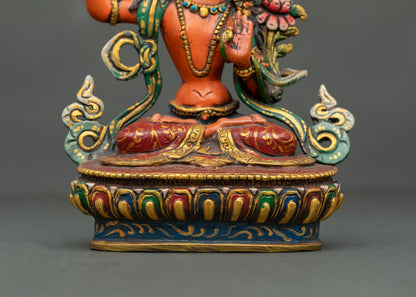 Manjushree Statue – Himalayan Bodhisattva of Divine Wisdom