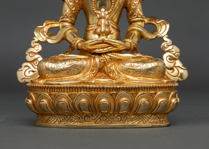 Long Life Amitayus deity Statue | Sacred Longevity God