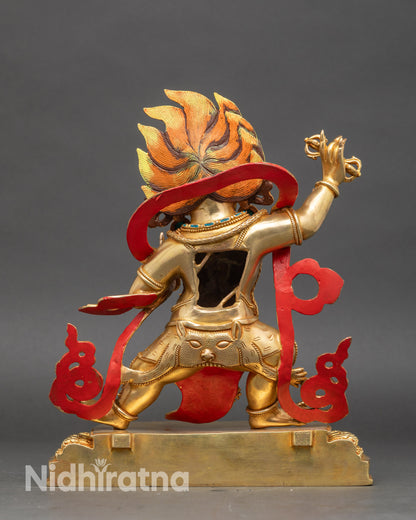 Vajrapani Buddhist Deity Statue | Lord of Thunderbolt Sculpture