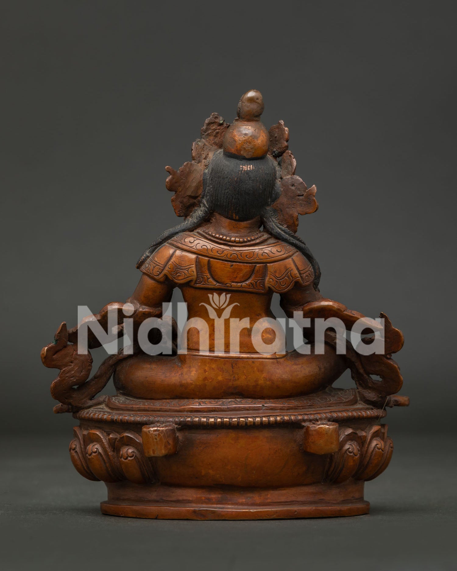 Oxidized Dzambhala Statue | Divine Protector of Wealth and Success