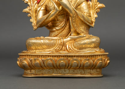 Honor Wisdom with Sakya Pandita Statue | Nepalese Handcrafted Figurine