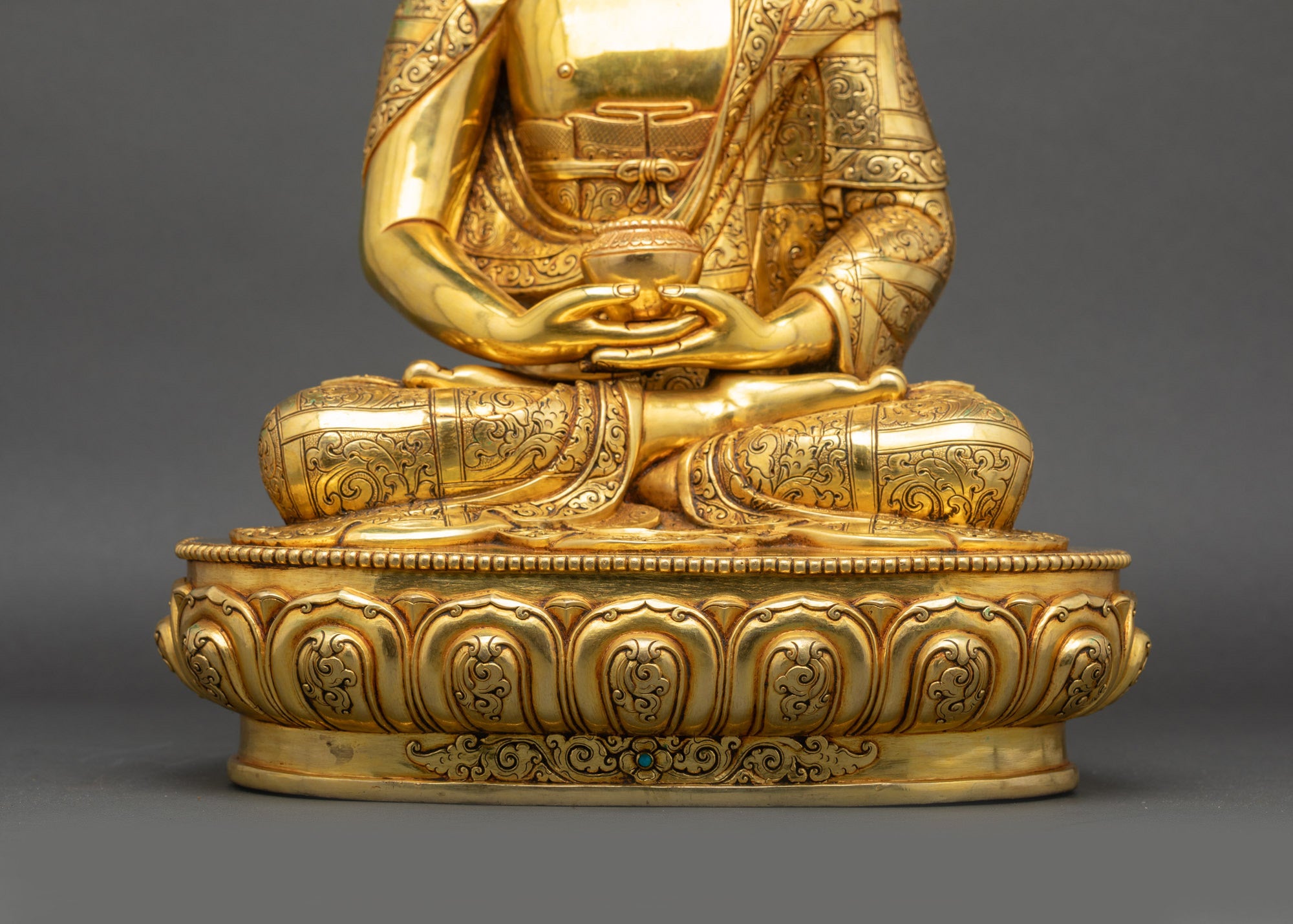 Premium Amitabha Buddha Statue | Spiritual Pure Land Icon from Nepal
