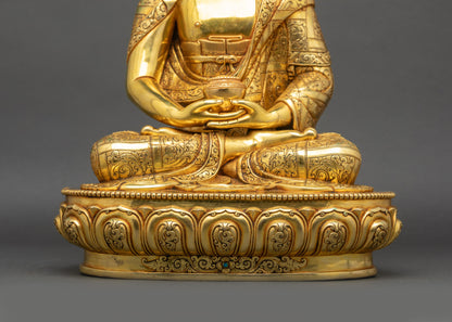 Premium Amitabha Buddha Statue | Spiritual Pure Land Icon from Nepal