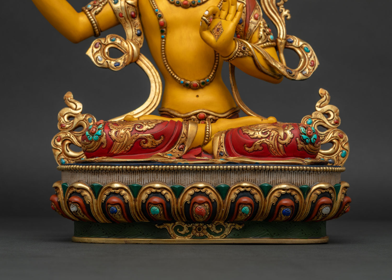Manjushri Statue from Nepal | Beautifully Crafted Wisdom Icon