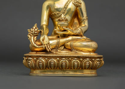 Medicine Buddha Statue | Tibetan Buddhist Healing Deity