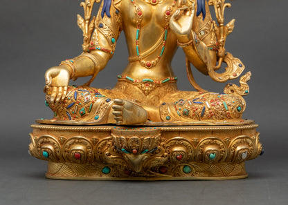 Mother Green Tara Statue- Goddess of Fearlessness and Mercy