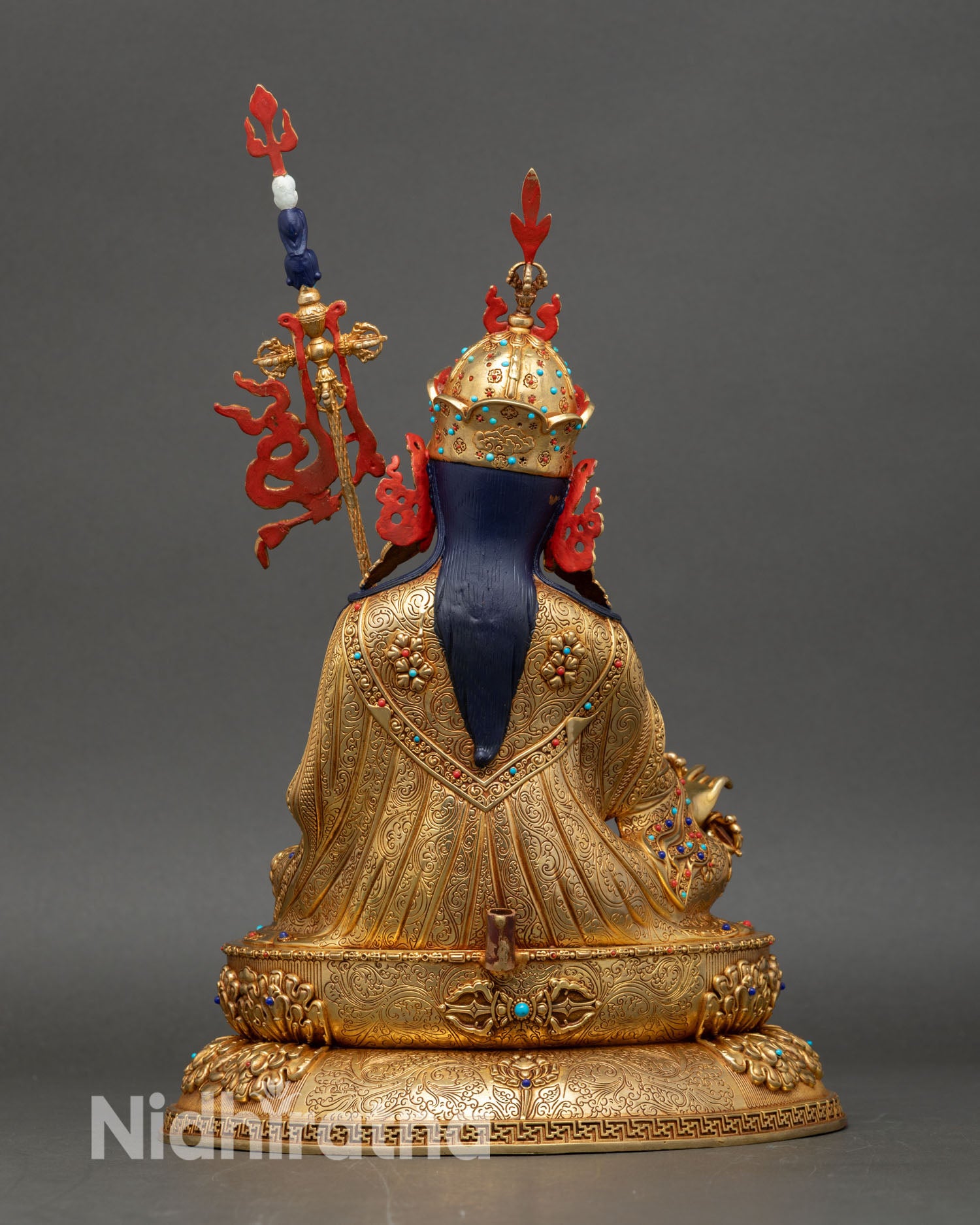 Guru Rinpoche Statue | Vajrayana Buddhist Art from Nepal