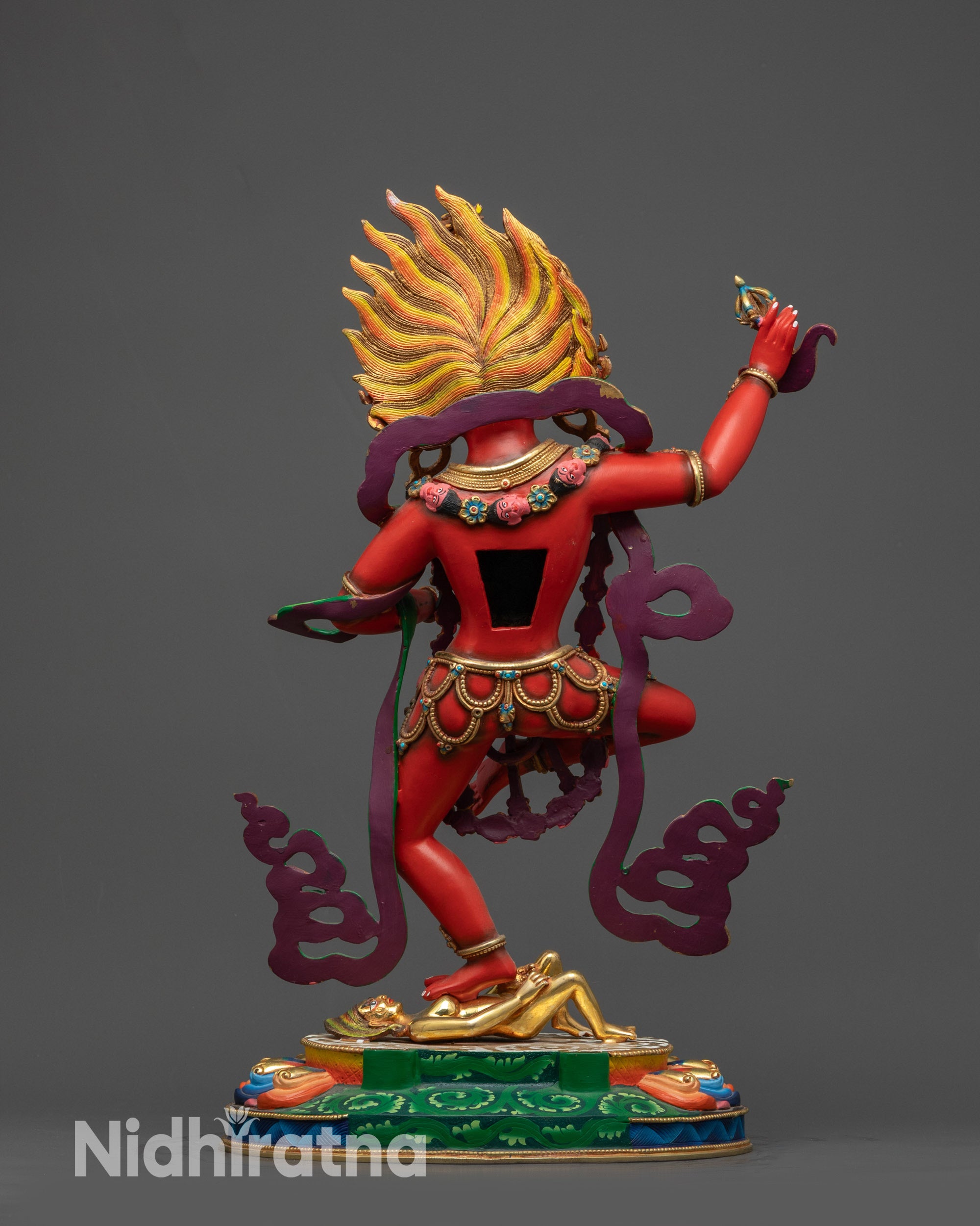 Premium Dorje Phagmo Sculpture | Nepalese Lost-Wax Copper Artwork