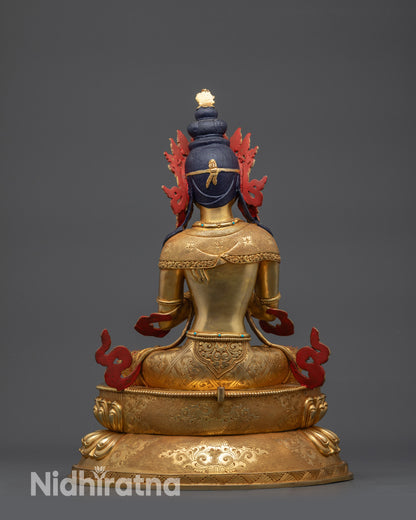 Authentic Vajradhara Buddha Statue | Handmade Nepalese Buddhist Idol