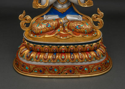 Chenrezig Statue | Four-Armed Avalokiteshvara in Traditional Form