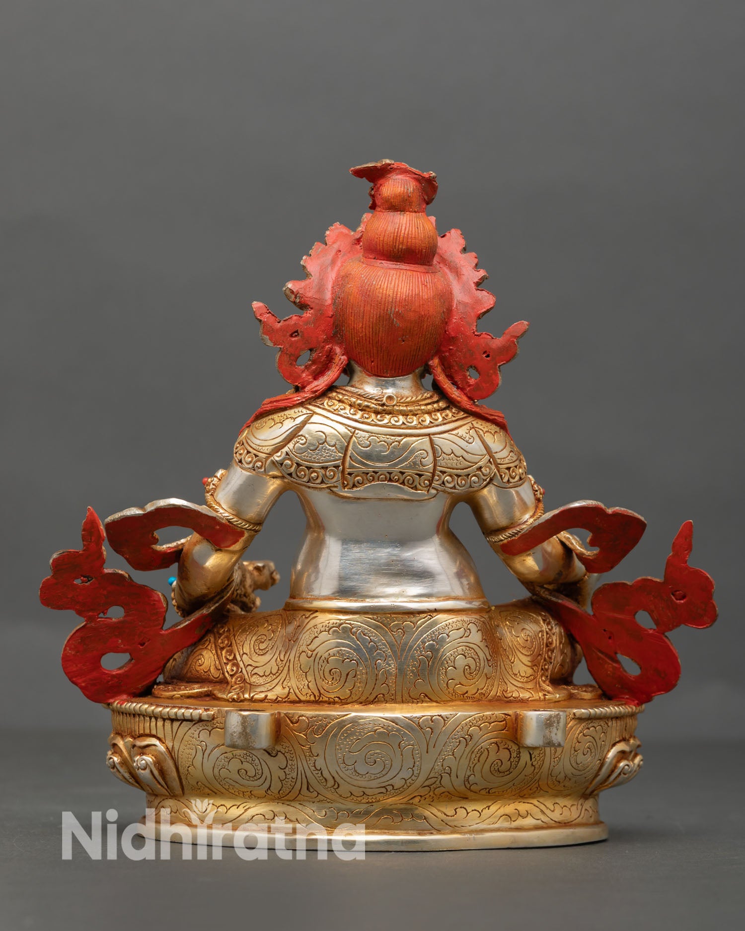 Buddhist Dzambhala | Handcrafted Wealth Deity Sculpture