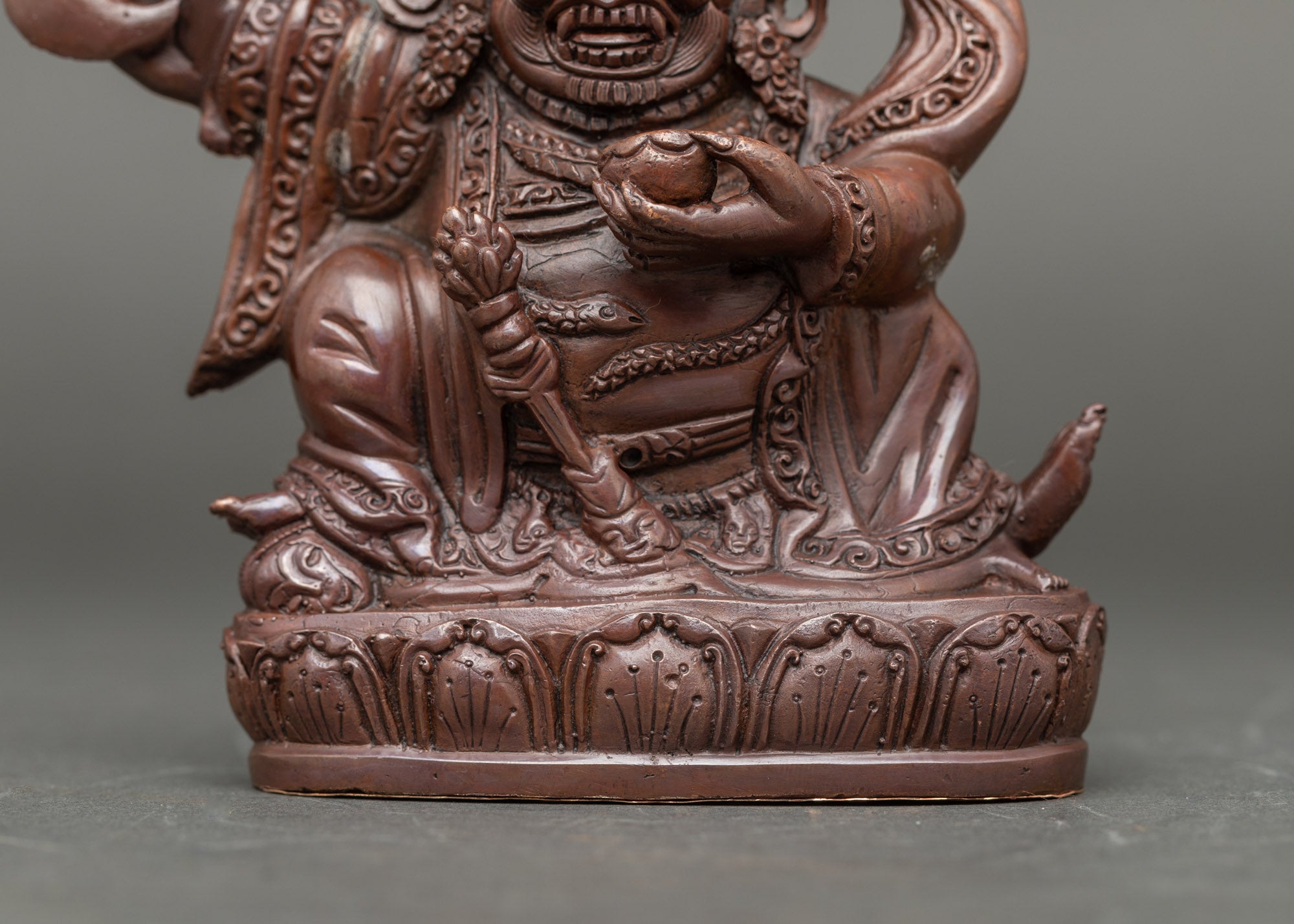 Mahakala Bernagchen Figurine | Wrathful Spiritual Protector from Nepal