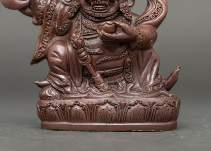 Mahakala Bernagchen Figurine | Wrathful Spiritual Protector from Nepal