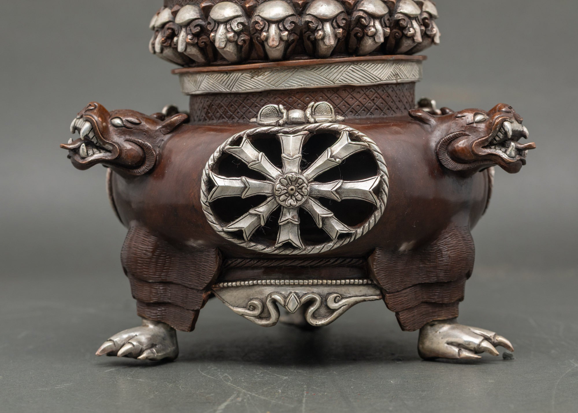 Dorje Khandro Incense Burner | Traditional Nepalese Copper Craft