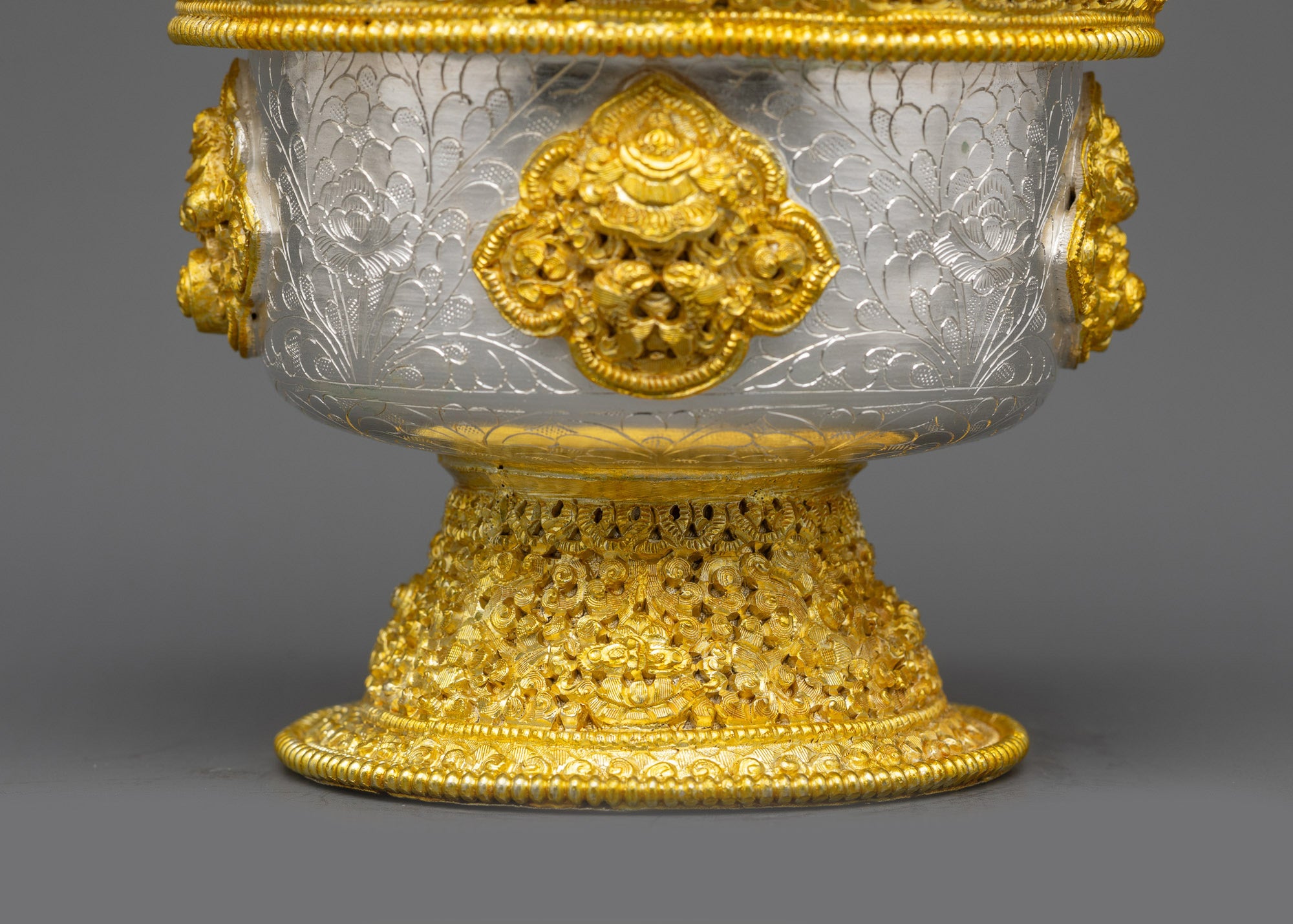 Sacred Water Offering Bowl | Traditional Tibetan Ritual Accessory