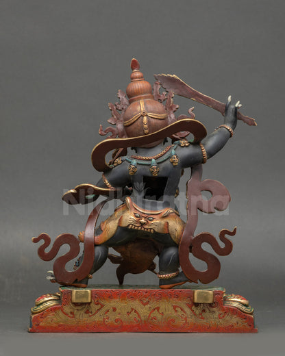 Wrathful Manjushri Sculpture | Traditional Himalayan Buddhist Art