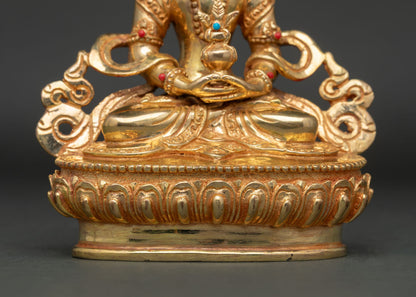 Amitayus Statue | Buddhist Long Life Deity from Nepal