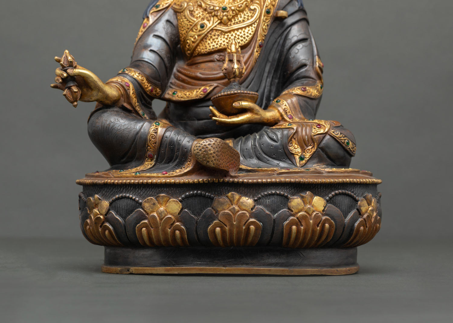 Guru Rinpoche Statue for Altar Decor | Handmade in Nepal