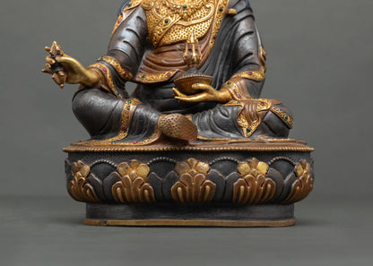 Guru Rinpoche Statue for Altar Decor | Handmade in Nepal