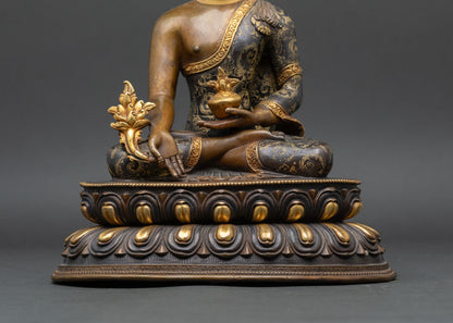Nepalese Bhaisajyaguru – Copper Statue for Meditation or Altar