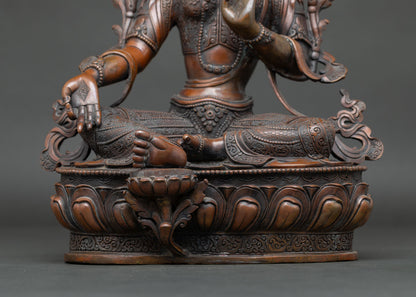 Green Tara Statue