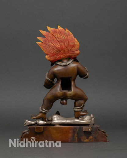 Black Dzambhala Statue | Traditional Nepalese Craftsmanship