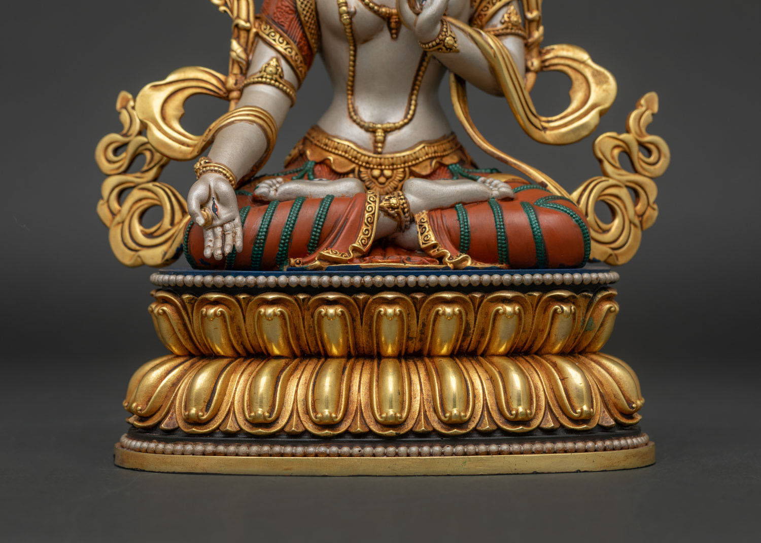 White Tara Statue | Hand-Cast Buddhist Spiritual Decor
