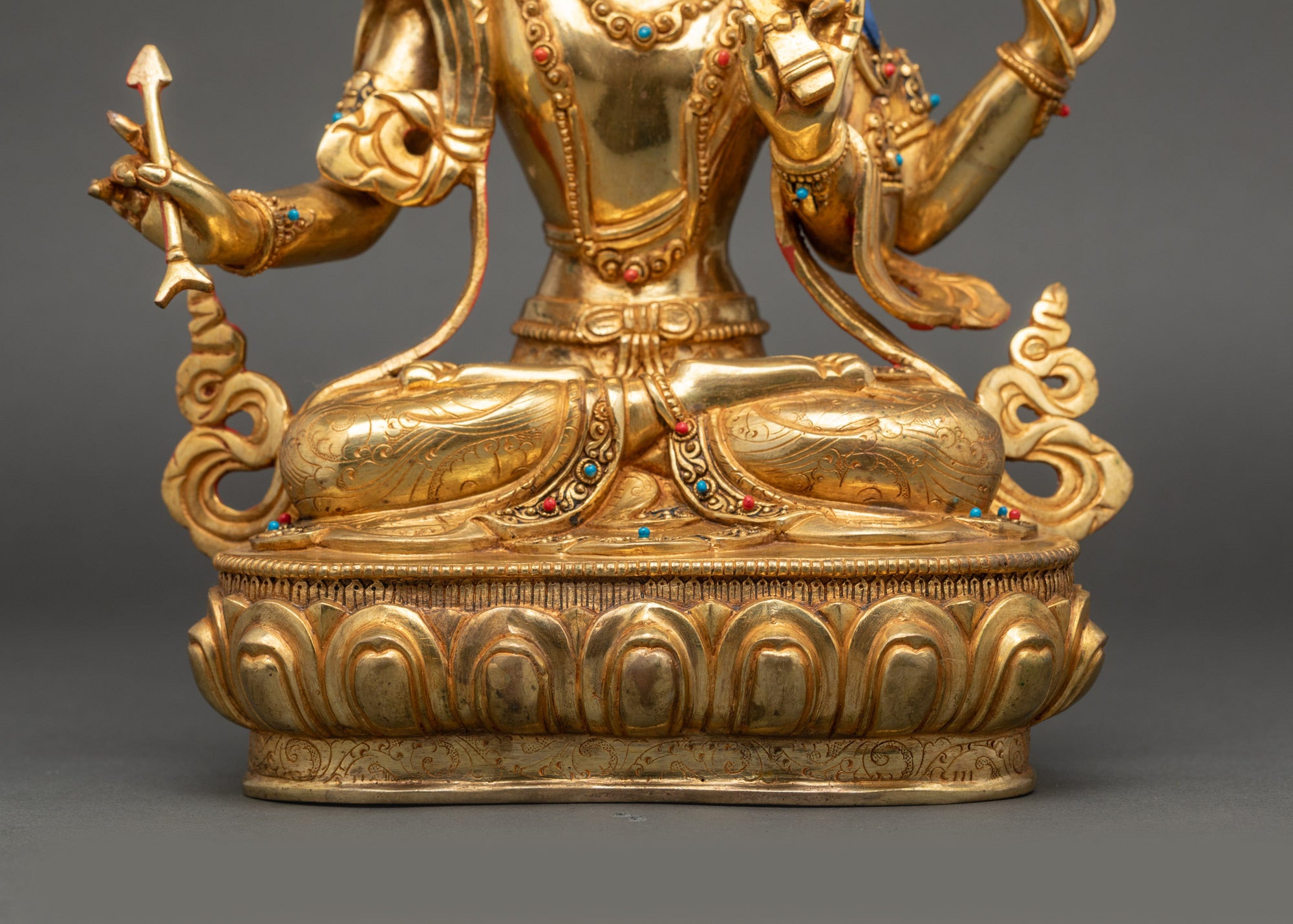 Manjushri Statue | Handmade Nepalese Buddhist Sculpture
