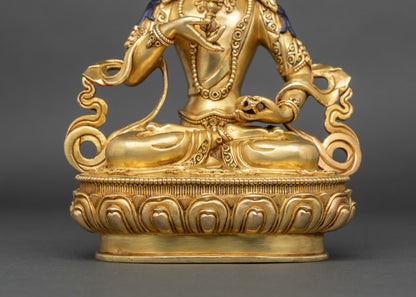 Handcrafted Vajrasattva Statue | Buddhist Purification Deity Sculpture