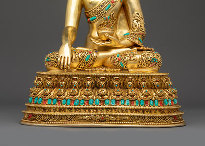 Enlightened Buddha Shakyamuni Statue from Nepal | Sage of the Shakyas