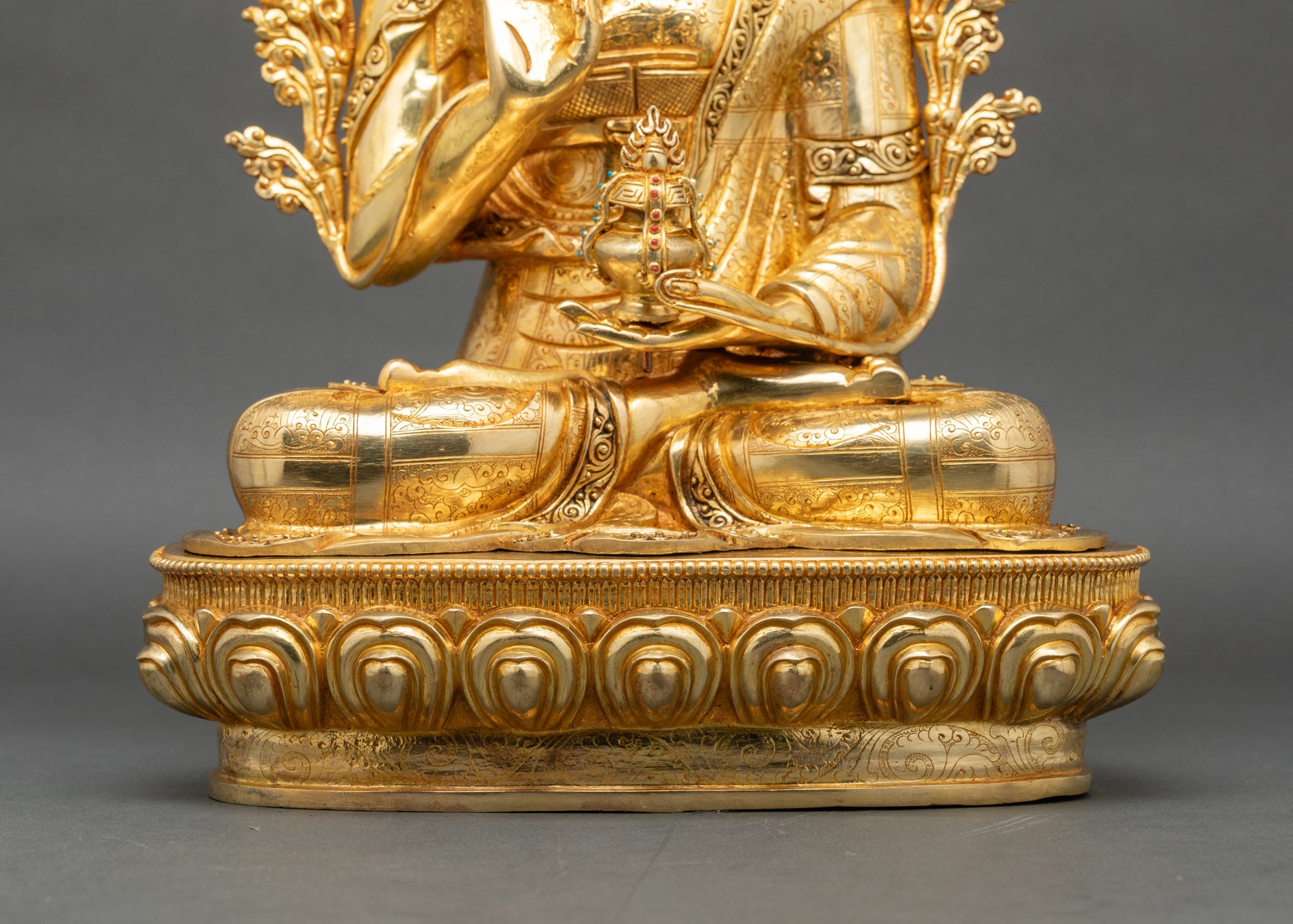 Je Tsongkhapa Copper Statue from Nepal | Tibetan Buddhist Master