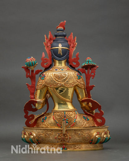 Authentic Sapta Lochani Tara Statue | Tibetan Buddhist Spiritual Art