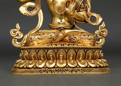 Luxury Manjushri Statue | Beautifully Crafted by Nepali Artisans
