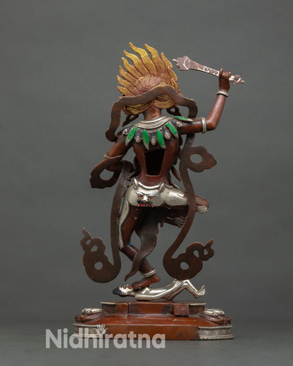 Yeshe Walmo Statue | Wrathful Female Dharma Protector Deity