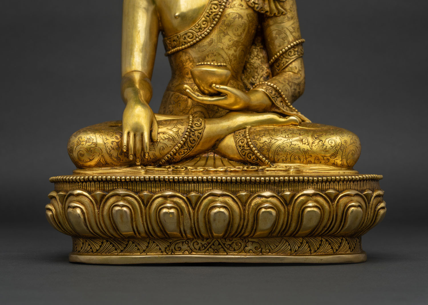 Handmade Shakyamuni Buddha Statue | Lost-Wax Cast Metal Craft