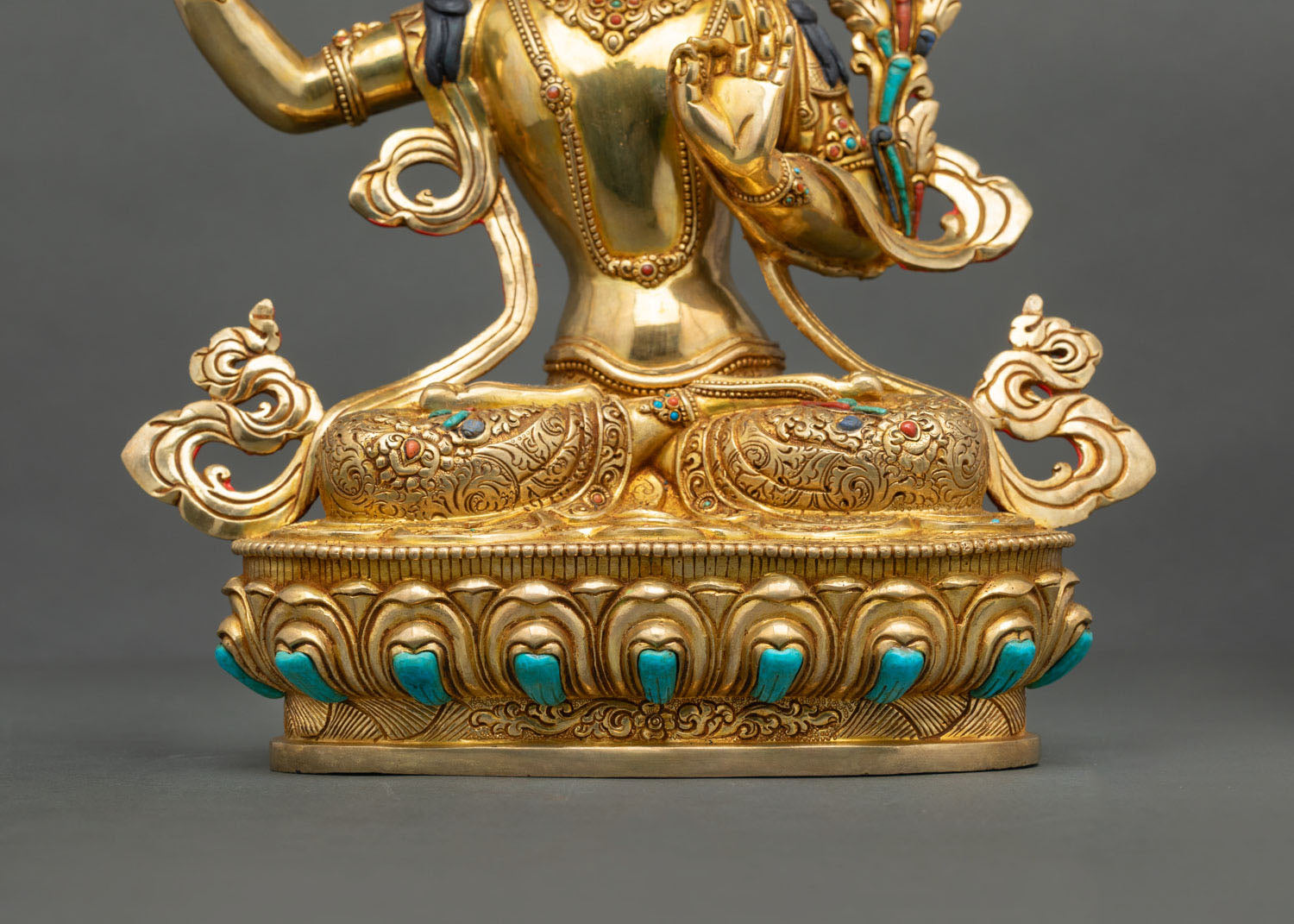 Manjushri Statue – Himalayan Spiritual Sculpture from Nepal