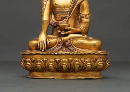 Shakyamuni Buddha Statue | Antique Newari Craftsmanship