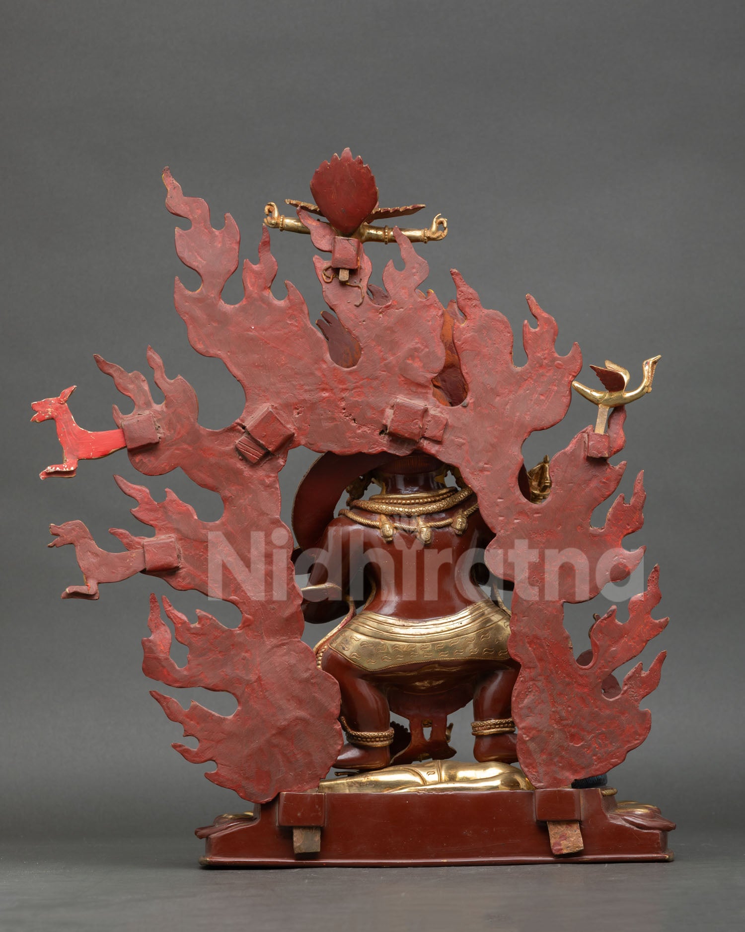 Shakya Mahakala Statue – Tibetan Buddhist Religious Artwork