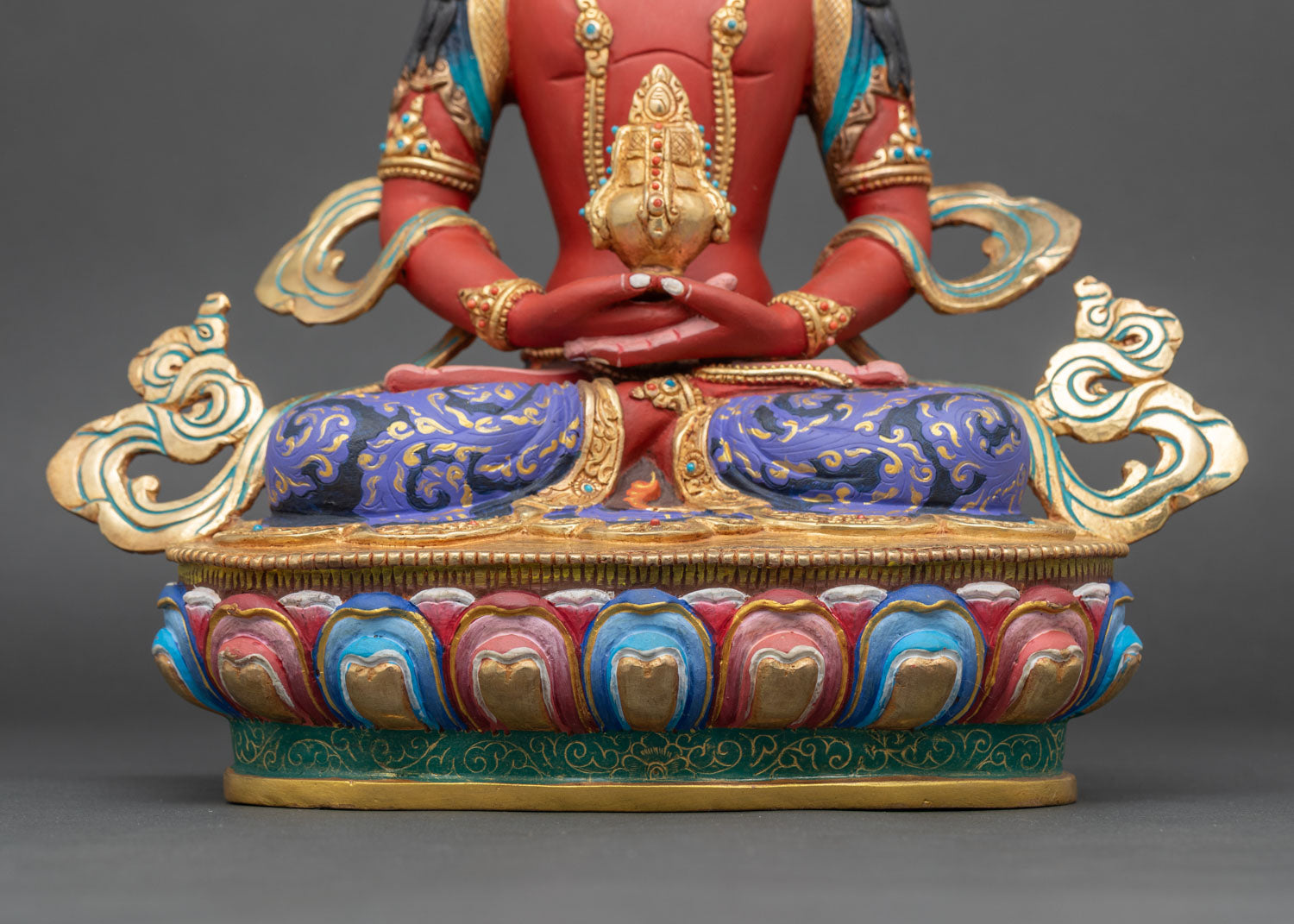 Amitayus Sculpture | Buddhist Long Life Deity Figurine