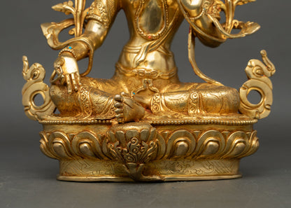 Elegant Shyamatara Statue – Nepalese Deity of Swift Protection