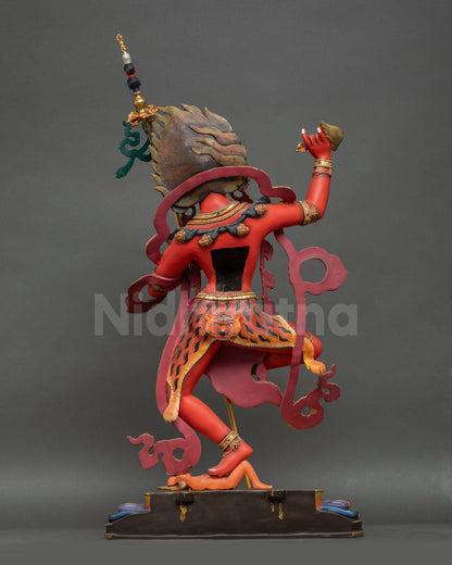 Handcrafted Statue of Dorje Phagmo from Nepal | Tibetan Artwork